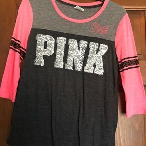 PINK Victoria’s Secret Shirt 3/4 sleeve